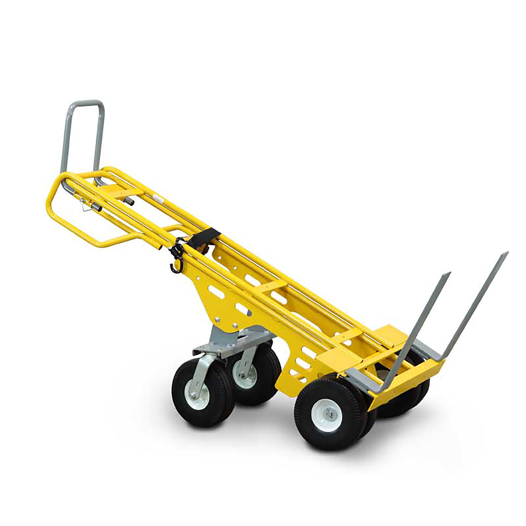 Snap-Loc All-Terrain Hand Truck Cart - 68in. Height, 1500-Lb. Capacity, Adjustable Forks, Steel, Model# SLV1500HCF6Y